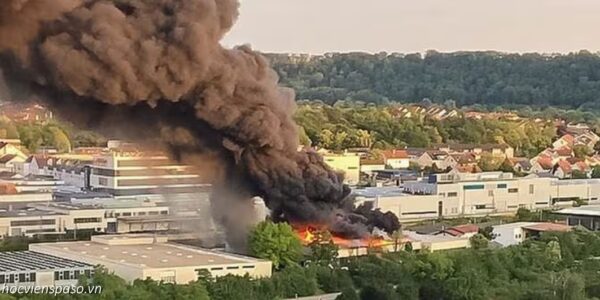 Großbrand in Lauffen am Neckar