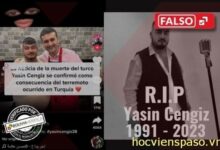 Rumor that Yasin Cengiz died