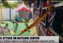 Man With Axe Attacks Daycare Echte Video