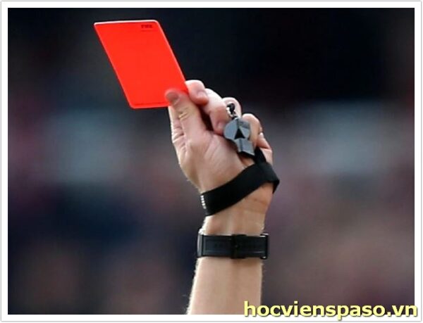 Dark red card